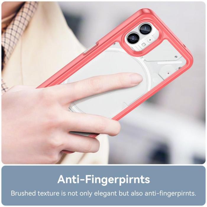 A-One Brand - Nothing Phone 1 Skal Hybrid TPU - Röd