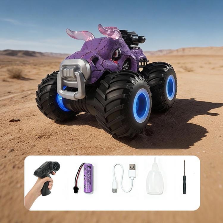 2.4GHz Fjärrstyrd Bull Stuntbil Terrängfordon med Vattendimma YL-134 - Lila | 264 | AlltMobil