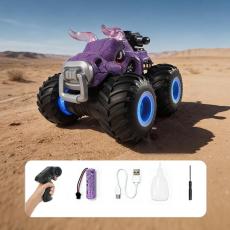 OEM - 2.4GHz Fj&auml;rrstyrd Bull Stuntbil Terr&auml;ngfordon med Vattendimma YL-134 - Lila