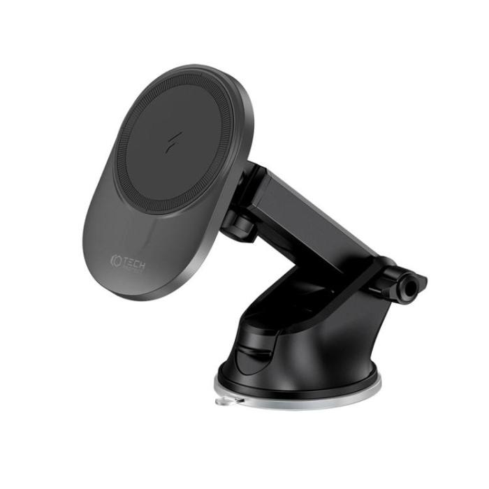Tech-Protect - Tech-Protect Magsafe Trådlös Bilhållare Dashboard And Vent Mount - Svart