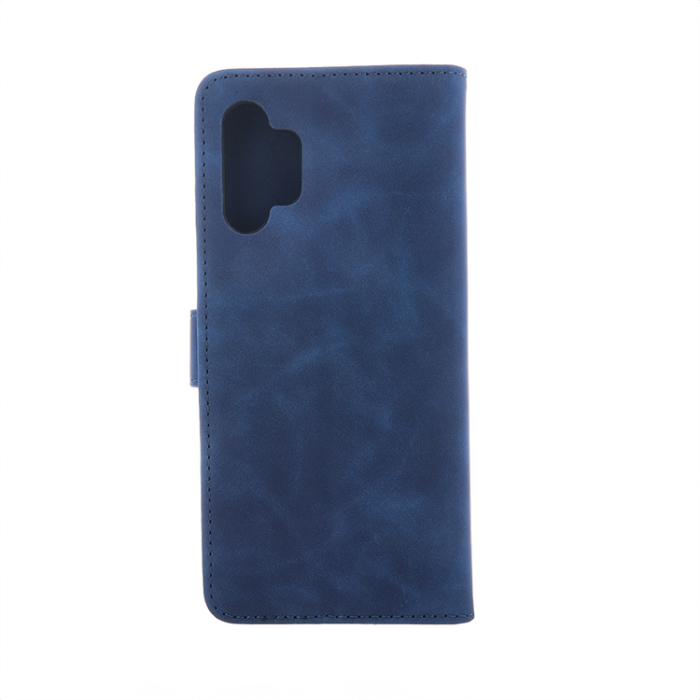 OEM - Galaxy S24 Plånboksfodral Velvet - Marinblå