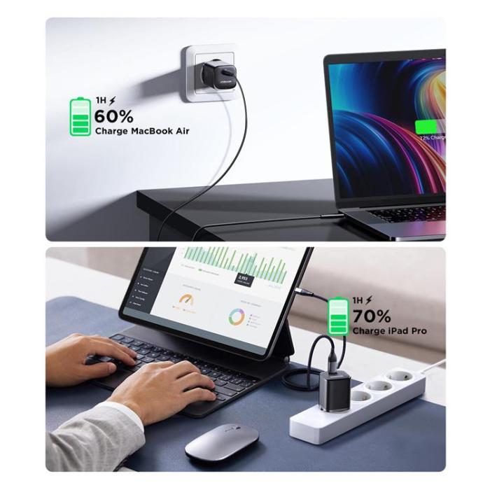 Joyroom - Joyroom PD Väggladdare USB-C 30W - Svart