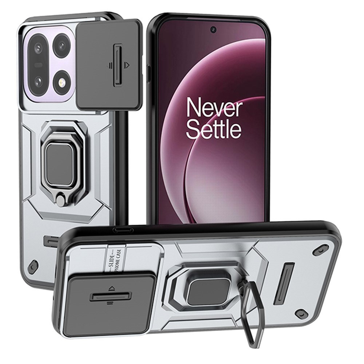 OnePlus 15 5G Mobilskal PC + TPU Kickstand - Grå (Grå) | 2353 | AlltMobil