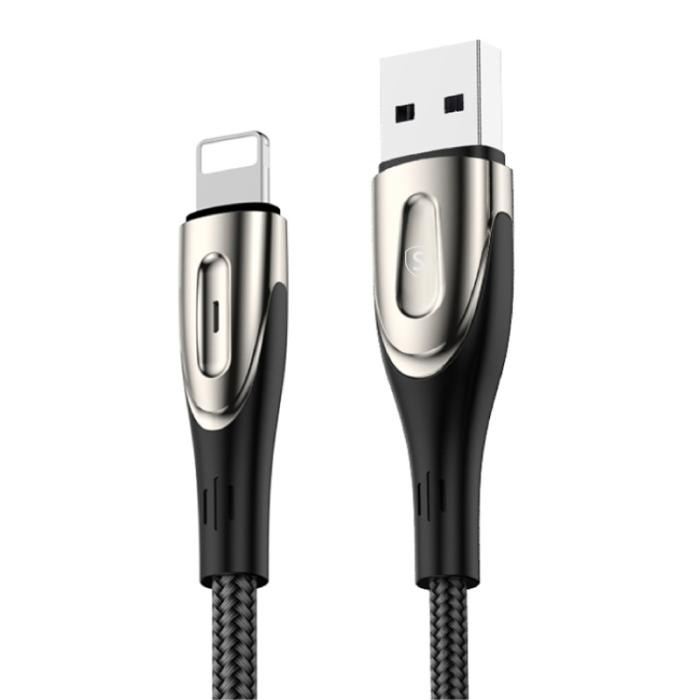 UTGATT1 - SiGN USB till Lightning Kabel, 2m, 3A - Svart