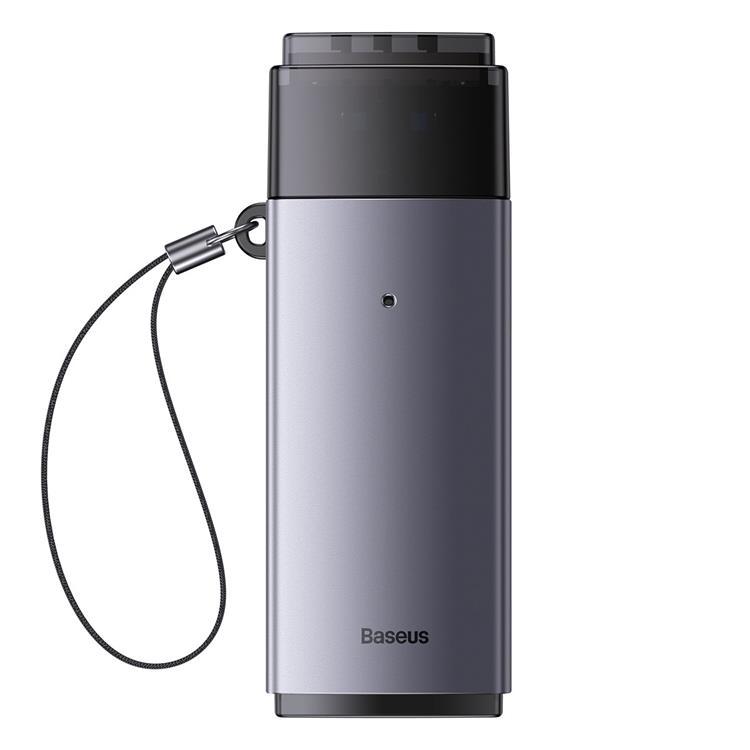 Baseus Adapter SD TF USB Kortläsare - Grå