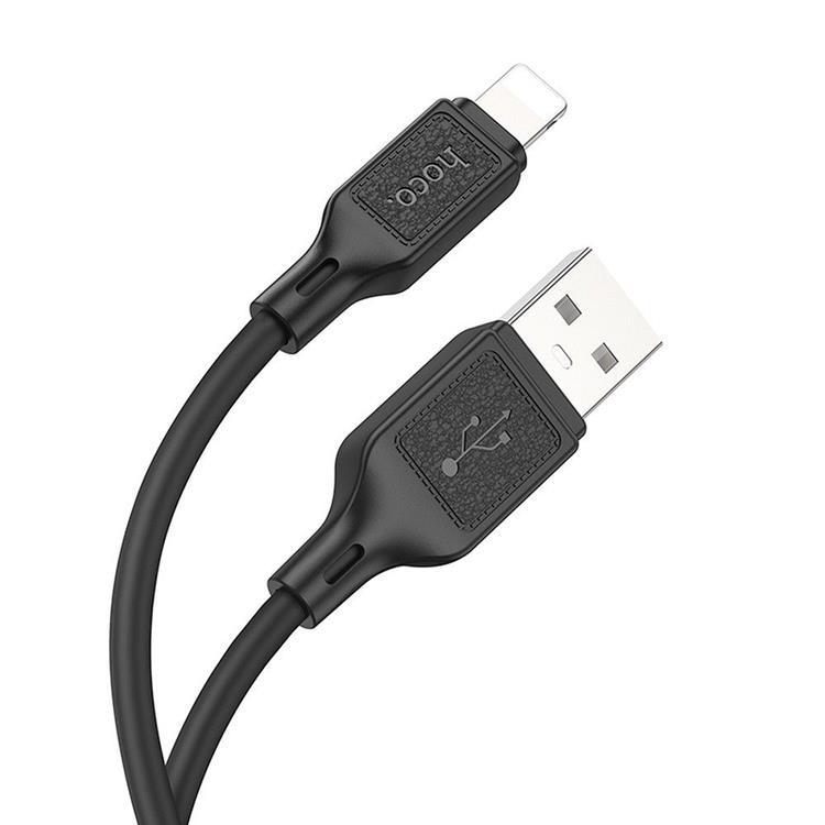 HOCO USB-A Till Lightning 1m Kabel 2.4A X90 - Svart | 3541 | AlltMobil
