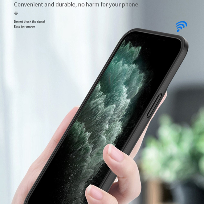 A-One Brand - iPhone 15 Pro Batteriskal 6800mAh Oxford Cloth - Svart