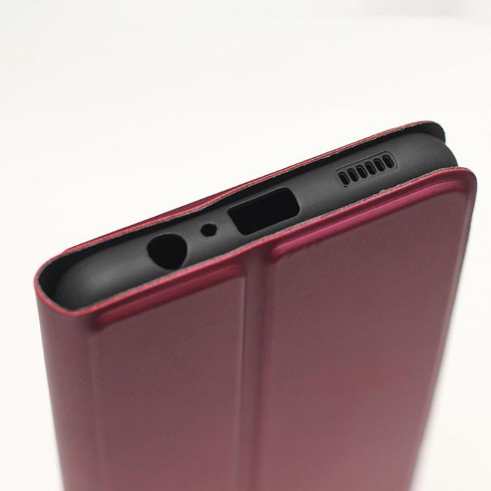 OEM - Xiaomi Redmi 12 4G Plånboksfodral Smart Soft - Vinröd