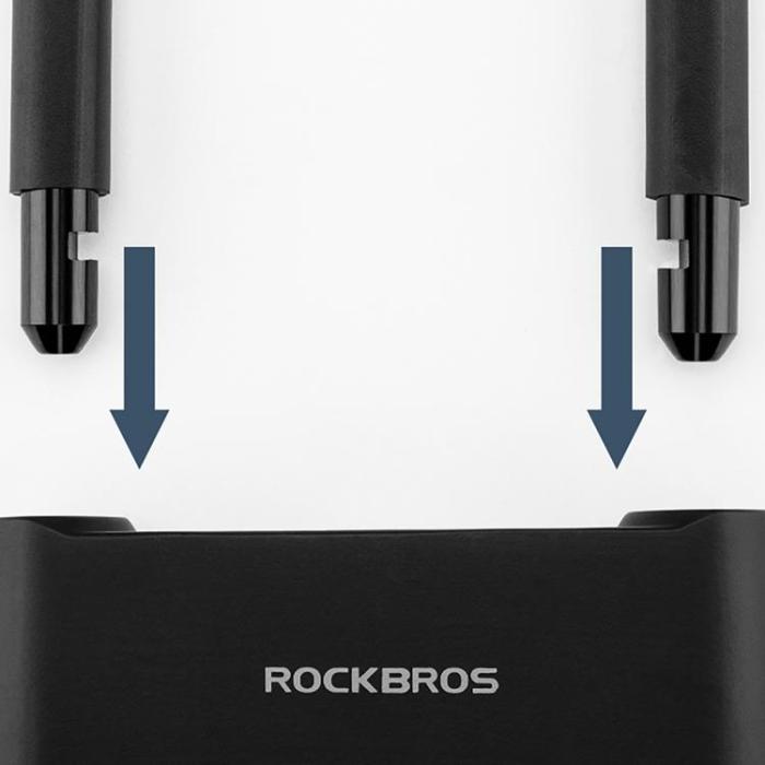 Rockbros - Rockbros SMART Cykellås med Fingeravtrycksläsare och Bluetooth