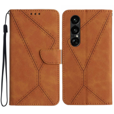 A-One Brand - Sony Xperia 1 VII Plånboksfodral Skin Touch Lines Imprinted