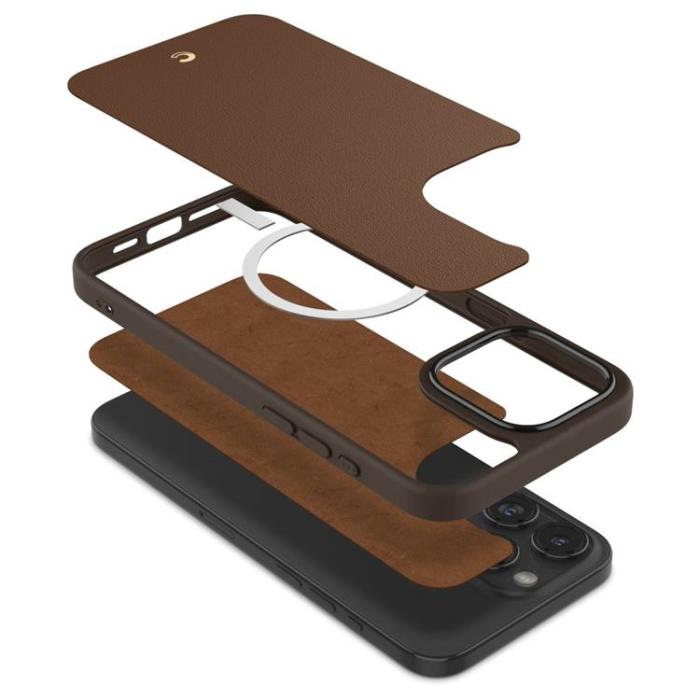 Spigen - Spigen iPhone 15 Pro Max Mobilskal Magsafe Cyrill Kajuk - Brun