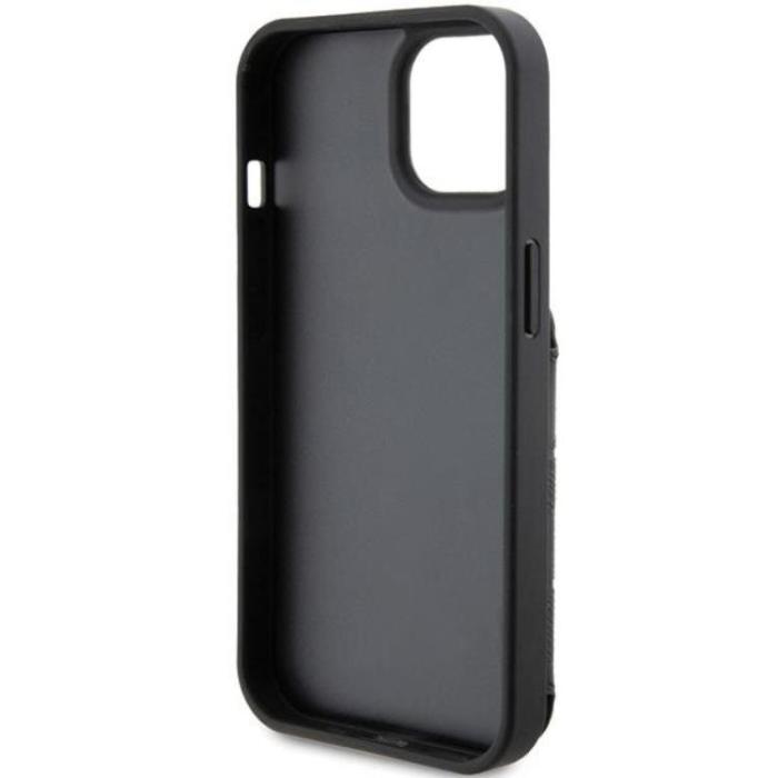 KARL LAGERFELD - Karl Lagerfeld iPhone 15 Mobilskal Korthållare Monogram Ikonik