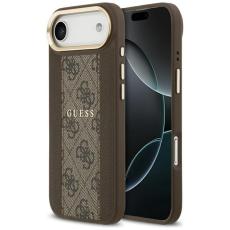 Guess - Guess iPhone Air Mobilskal MagSafe 4G Stripe - Brun
