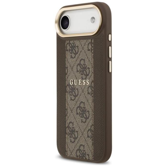 Guess - Guess iPhone Air Mobilskal MagSafe 4G Stripe - Brun