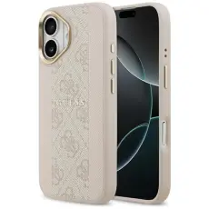 Guess - Guess iPhone 17 Mobilskal MagSafe 4G Stripe - Rosa