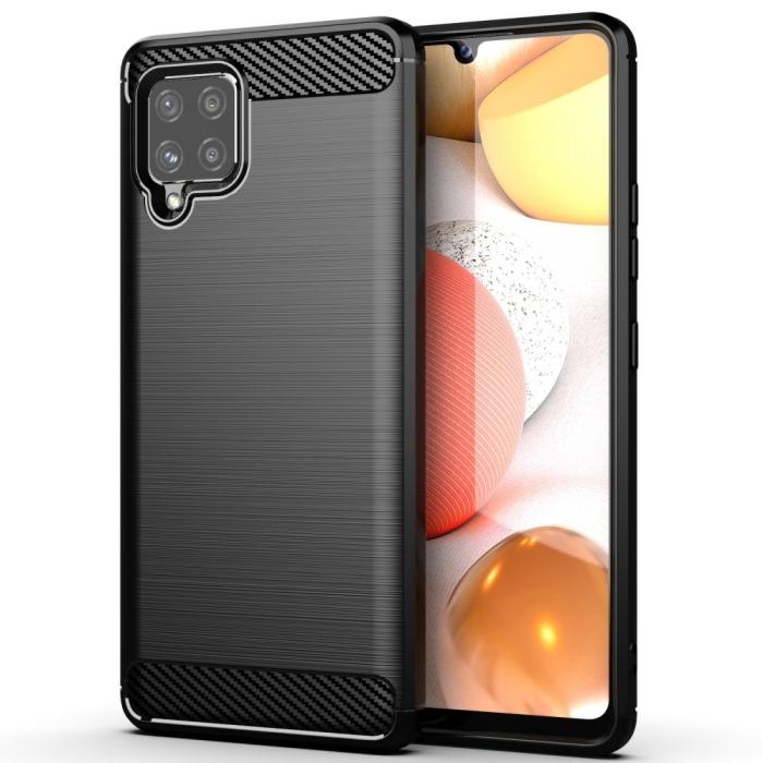 UTGATT - CARBON skal till Samsung Galaxy A42 5G Svart