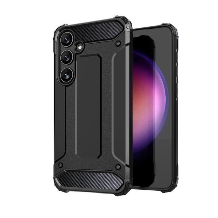 OEM - Galaxy S24 Mobilskal Hybrid Armor - Svart