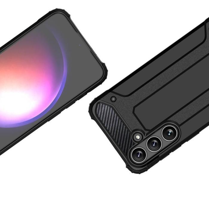 OEM - Galaxy S24 Mobilskal Hybrid Armor - Svart