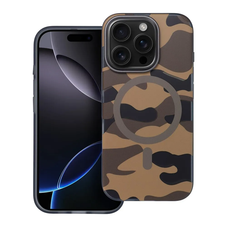 Forcell iPhone 16 Mobilskal MagSafe F-Protect - Desert Camo | 2353 | AlltMobil