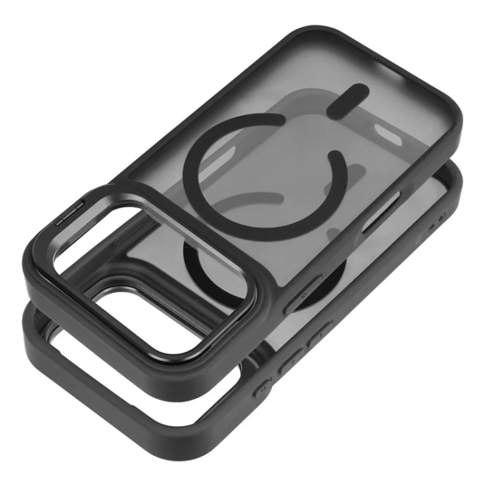 Forcell - Forcell Mobilskal För iPhone 17 Pro Max Magsafe Shadow Stand - Svart