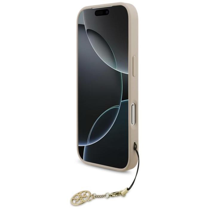 Guess - Guess iPhone 17 Pro Mobilskal MagSafe 4G Charms Collection - Rosa