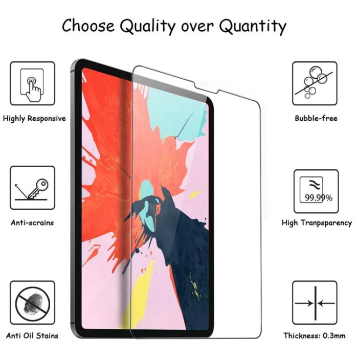 A-One Brand - iPad Air 4/5 (2020/2022) Härdat Glas Skärmskydd - Clear