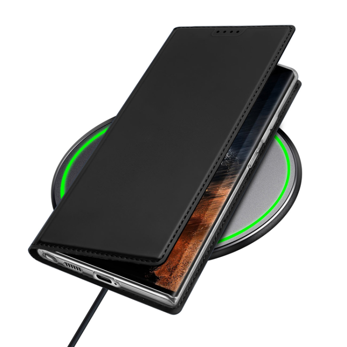 Dux Ducis - Dux Ducis Galaxy S23 Ultra Plånboksfodral Skin Series - Svart