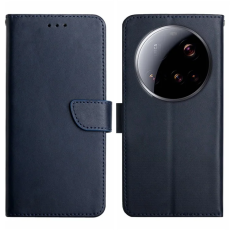 A-One Brand - Xiaomi 15 Ultra Plånboksfodral Nappa Texture Äkta Läder - Blå