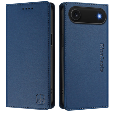 RINACASIS - RINACASIS iPhone 17 Air Plånboksfodral RC01 RFID - Mörkblå