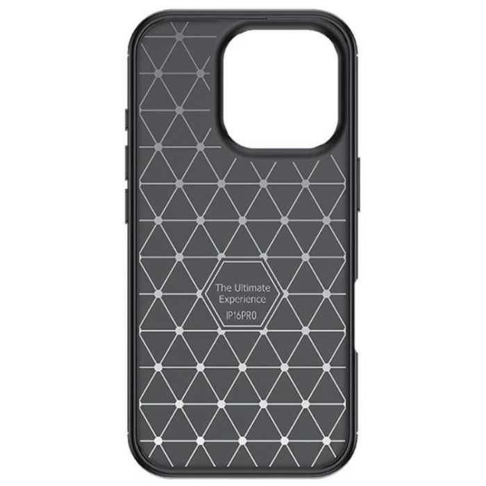Beline - Beline iPhone 16 Pro Mobilskal Carbon Armor - Svart