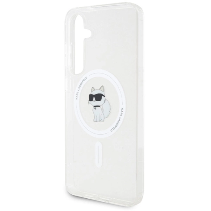 KARL LAGERFELD - Karl Lagerfeld Mobilskal till Galaxy S24 Plus Magsafe IML Choupette - Clear