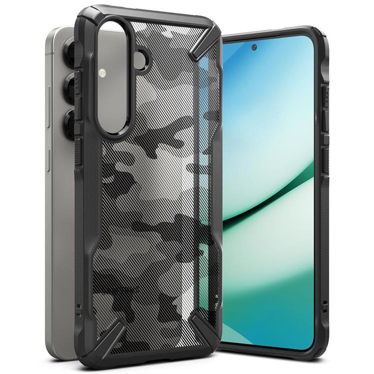 Ringke Mobilskal till Galaxy S25 Plus Fusion X - Camo Svart | 2353 | AlltMobil