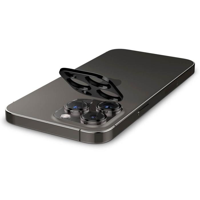 Spigen - Spigen [2-PACK] iPhone 14 Pro/14 Pro Max Kameralinsskydd i Härdat Glas