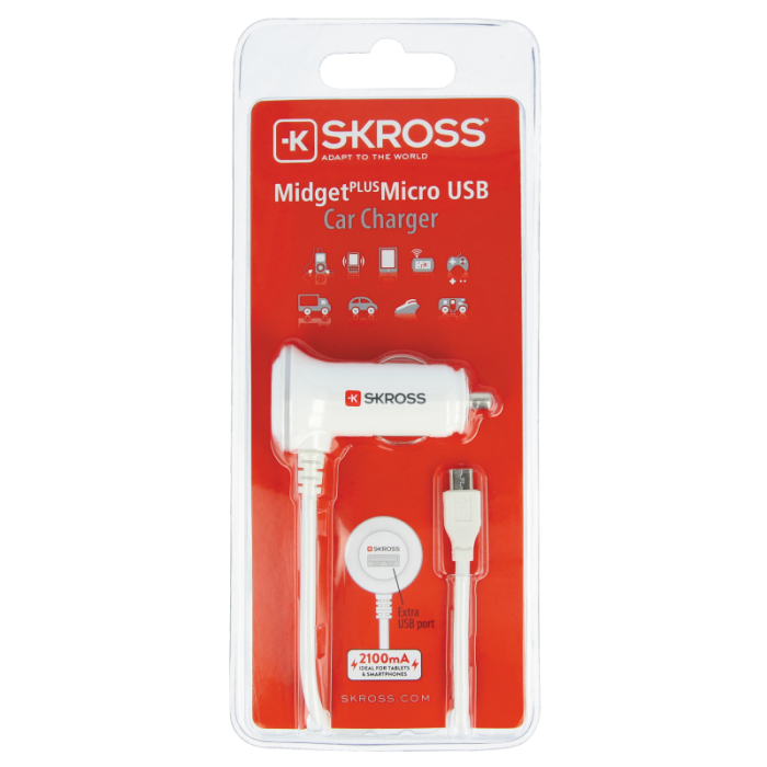UTGATT1 - SKross Midget PLUS Micro USB-Billaddare