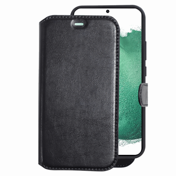 Champion - CHAMPION Galaxy S22 Plus Plånboksfodral Slim 2-in-1 - Svart