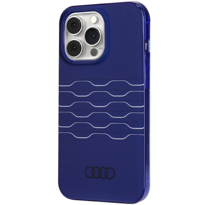 Audi - Audi iPhone 13 Pro Max Mobilskal Magsafe IML - Blå