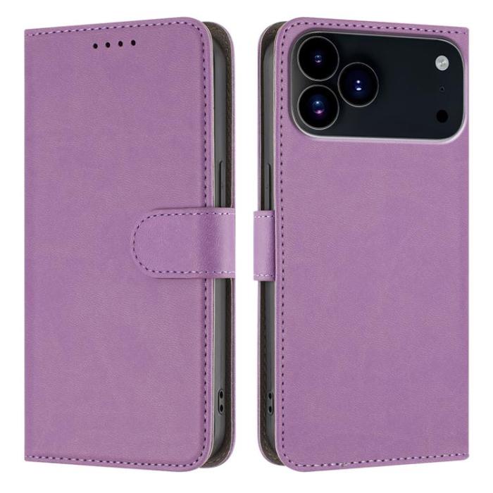 A-One Brand - iPhone 17 Pro Plånboksfodral Solid Color - Ljuslila