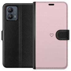 iSecrets - Pl&aring;nboksfodral till Motorola Moto G53 med Litet Hj&auml;rta