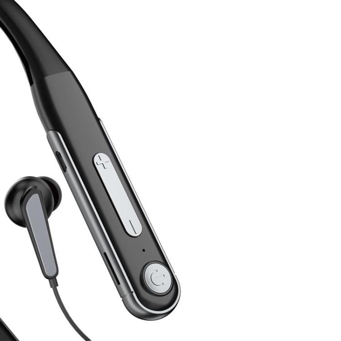 UTGATT5 - Dudao Sport In-Ear Bluetooth Hörlurar Nackband 400mAh - Svart