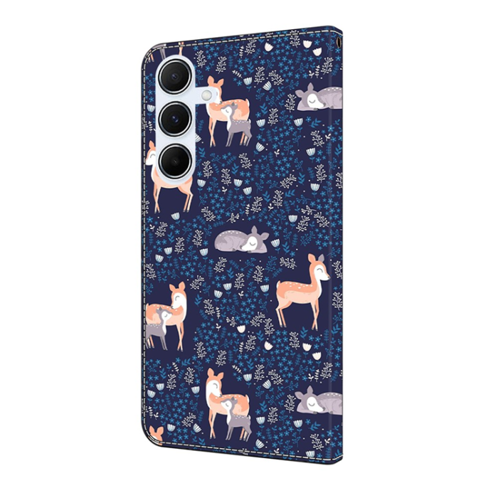 A-One Brand - Galaxy A17/A26 Plånboksfodral PU-läder Pattern Printing - Blå