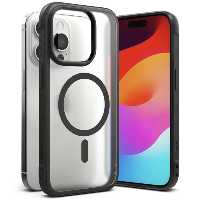 Ringke - Ringke iPhone 15 Pro Mobilskal Magsafe Fusion Bold - Matte Svart