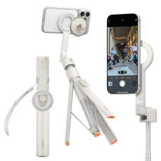 Spigen - Spigen Selfiestick Bluetooth Tripod S582W - Dune Beige