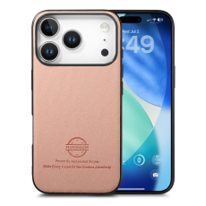 A-One Brand - iPhone 17 Pro Mobilskal Trasa Läder - Rosa