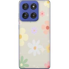 iSecrets - Mobilskal till Motorola Edge 60 Stylus med fejdande blommor