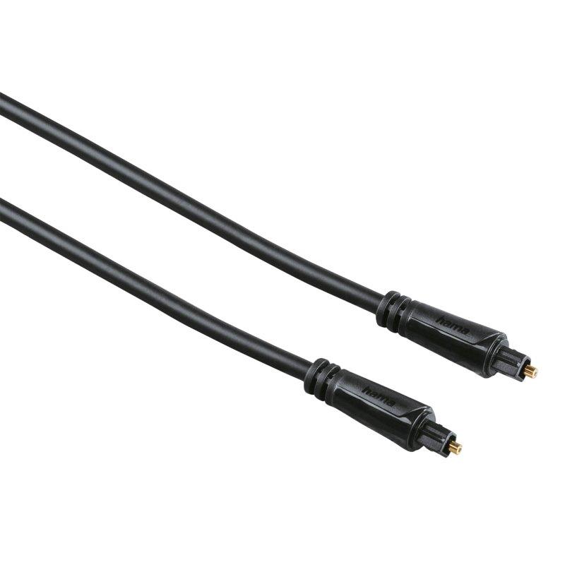HAMA Kabel Audio Optisk Guld Svart 3m