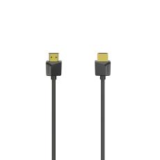 Hama - HAMA Kabel HDMI Ethernet Flexislim Svart 1.5m