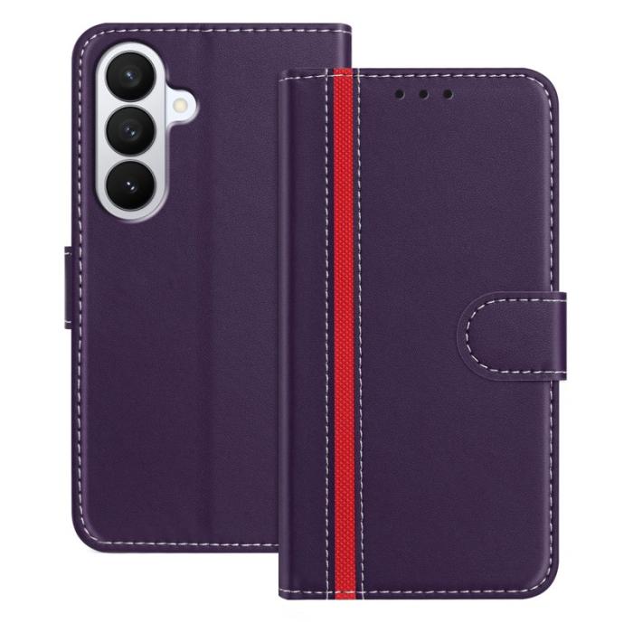 OEM - Plånboksfodral för Samsung Galaxy S26 Konstläder Magnetisk - Lila