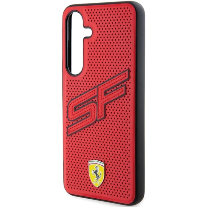 Ferrari - Ferrari Galaxy S24 Mobilskal Big SF Perforated - Röd