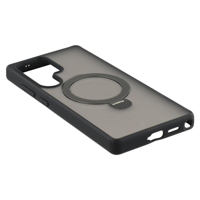 OEM - Mobilskal för Samsung Galaxy S26 Ultra Magnetiskt Ring Kickstand - Svart
