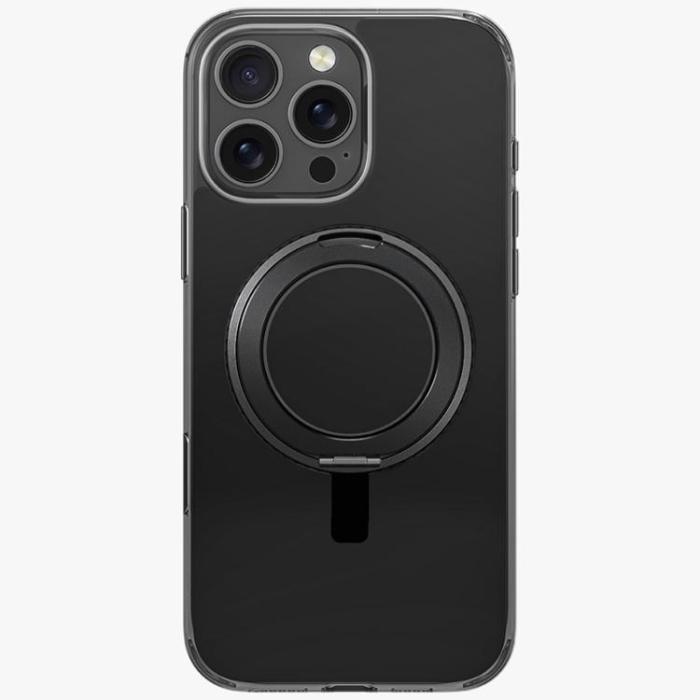 UNIQ - UNIQ iPhone 16 Pro Max Mobilskal Swivix 360 Kickstand - Svart